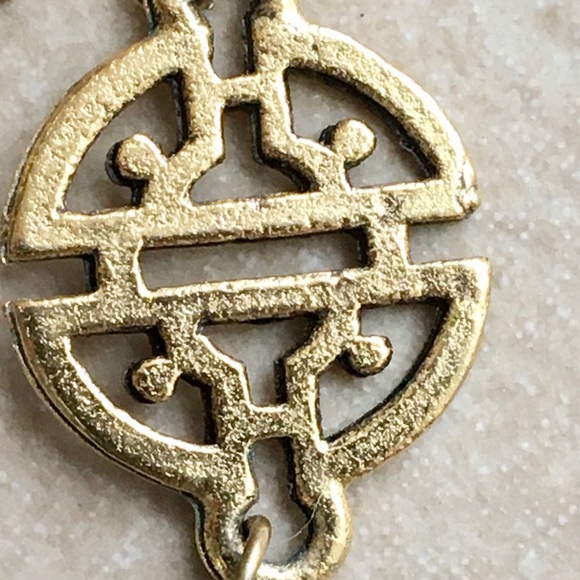 Beautiful jade drop earrings! - Picture 4 of 5